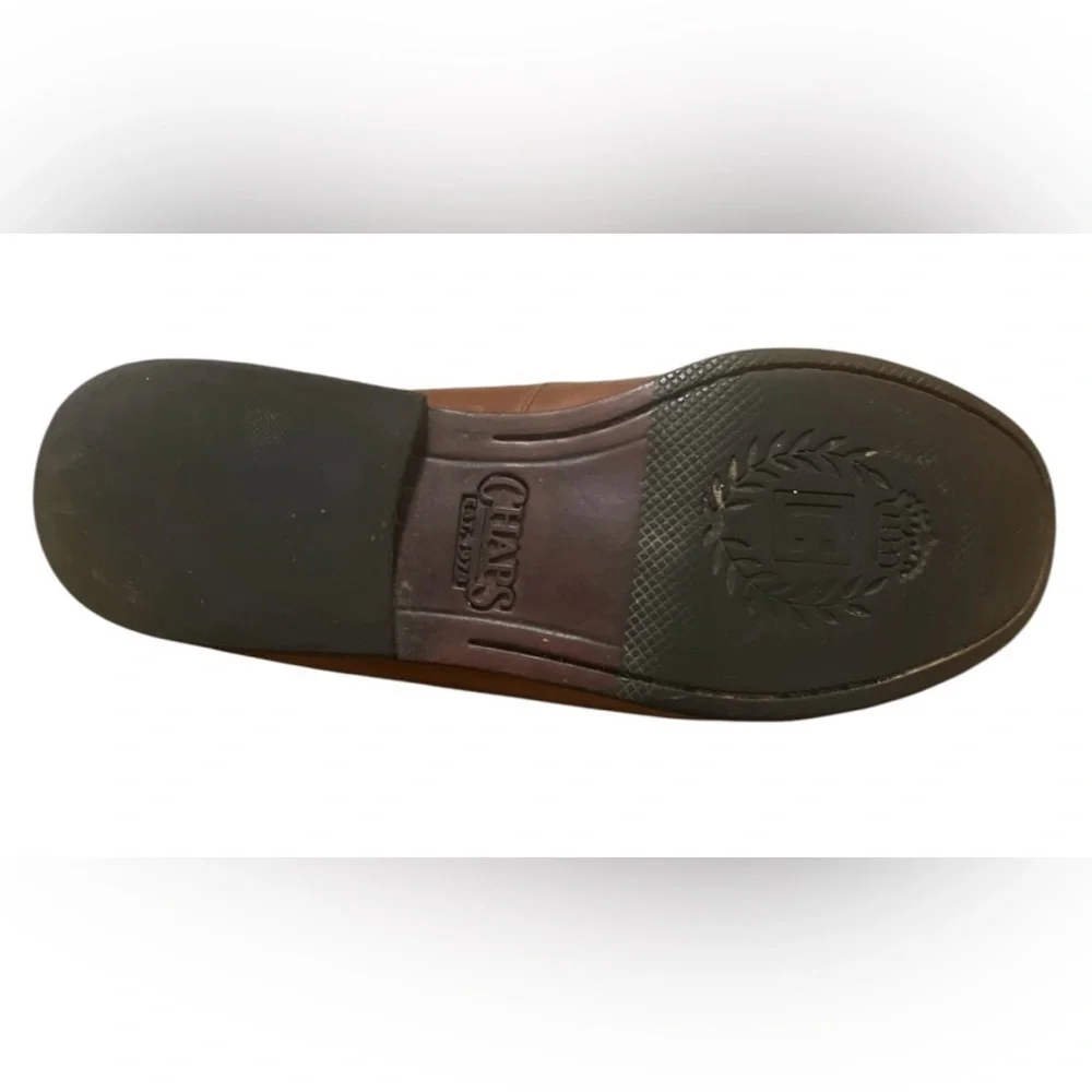 CHAP’S- Tan Leather Tassel Loafers